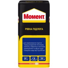 Ровный пол самовыравнивающая смесь, 25кг МОМЕНТ 